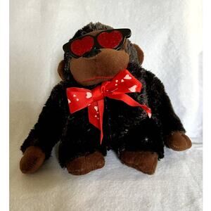 Dan Dee Plush Monkey Ape Black Brown. Size: 7"